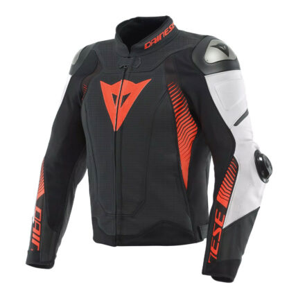 SUPER SPEED 4 - MEN PERFORATED LEATHER JACKET