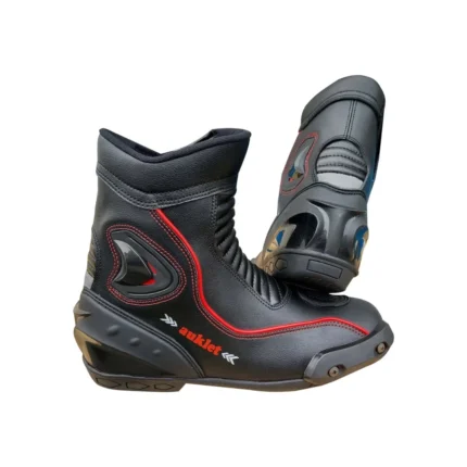 Scarpa Scarpetta Stivaletto Calzature Moto Scooter, Città, Sportive Pelle AUKLET