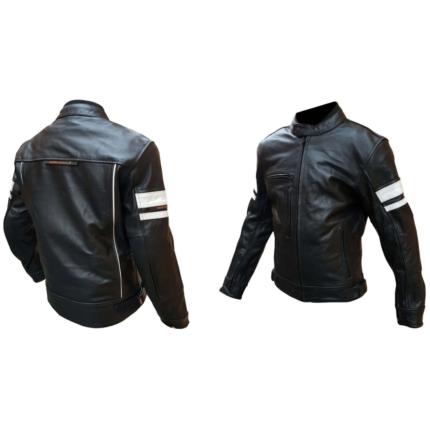 Giacca giubbotto da per moto di in pelle con protezioni S M L XL 2XL ,4XL.